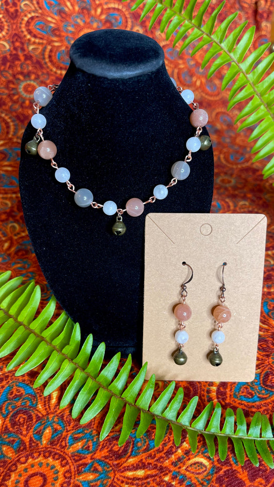 Sunstone+Moonstone Fairy Bell Set